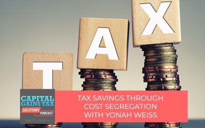 Tax Savings Through Cost Segregation with Yonah Weiss