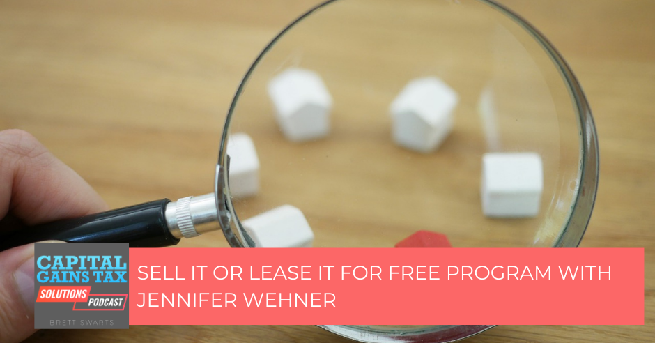 Sell It or Lease It For Free Program with Jennifer Wehner