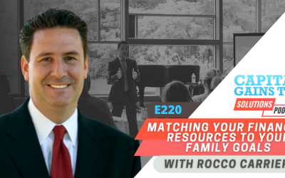 Matching Your Financial Resources To Your Family Goals with Rocco Carriero