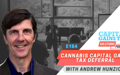Cannabis Capital Gains Tax Deferral With Andrew Hunzicker