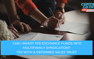 Can I Invest 1031 Exchange Funds Into Multifamily Syndication? Yes With a Deferred Sales Trust With Brian Burke