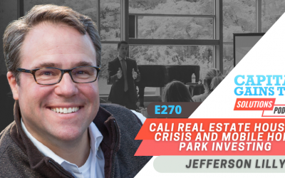 Cali Real Estate Housing Crisis and Mobile Home Park Investing  with Jefferson Lilly