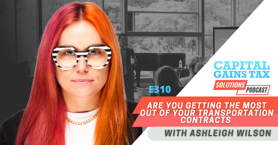 Are You Getting The Most Out Of Your Transportation Contracts  with Ashleigh Wilson