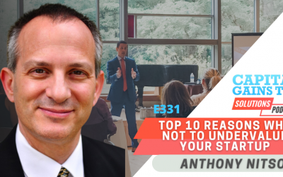 Top 10 Reasons Why Not To Undervalue Your Startup with Anthony Nitsos