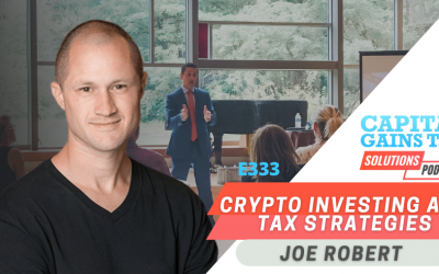Crypto Investing and Tax Strategies with Joe Robert Crypto Investing and Tax Strategies with Joe Robert