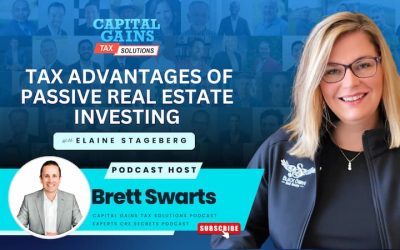 Tax Advantages of Passive Real Estate Investing with Elaine Stageberg