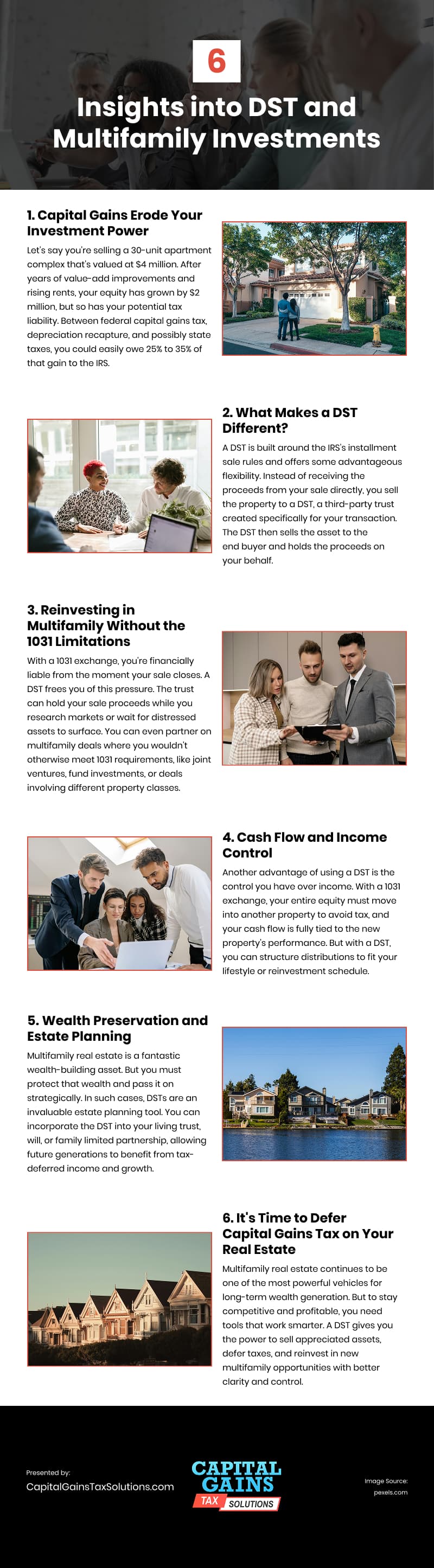6 Insights into DST and Multifamily Investments Infographic 6 Insights into DST and Multifamily Investments Infographic