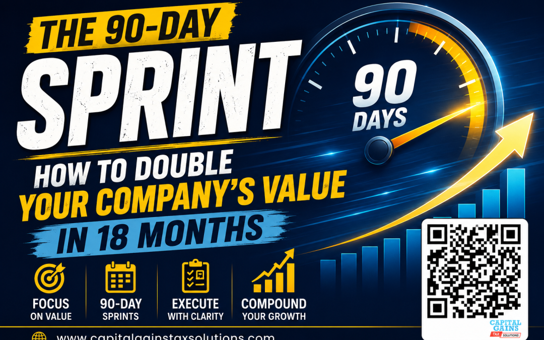 The 90-Day Sprint: How to Double Your Company’s Value in 18 Months