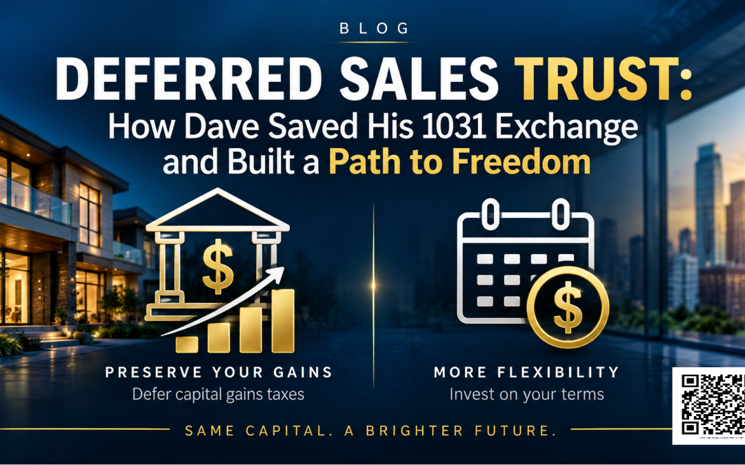Deferred Sales Trust: How Dave Saved His 1031 Exchange and Built a Path to Freedom